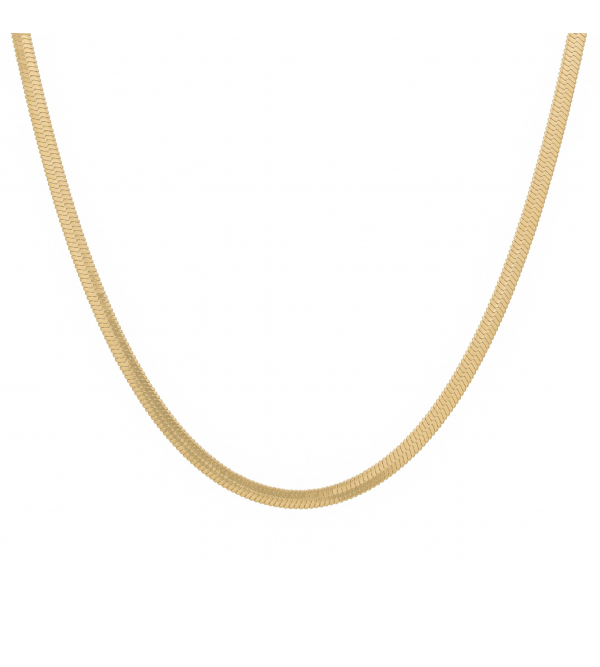 Thick Herringbone Necklace